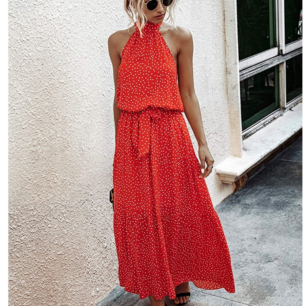 Boho Polka Dot Dress (2 Colors Available)